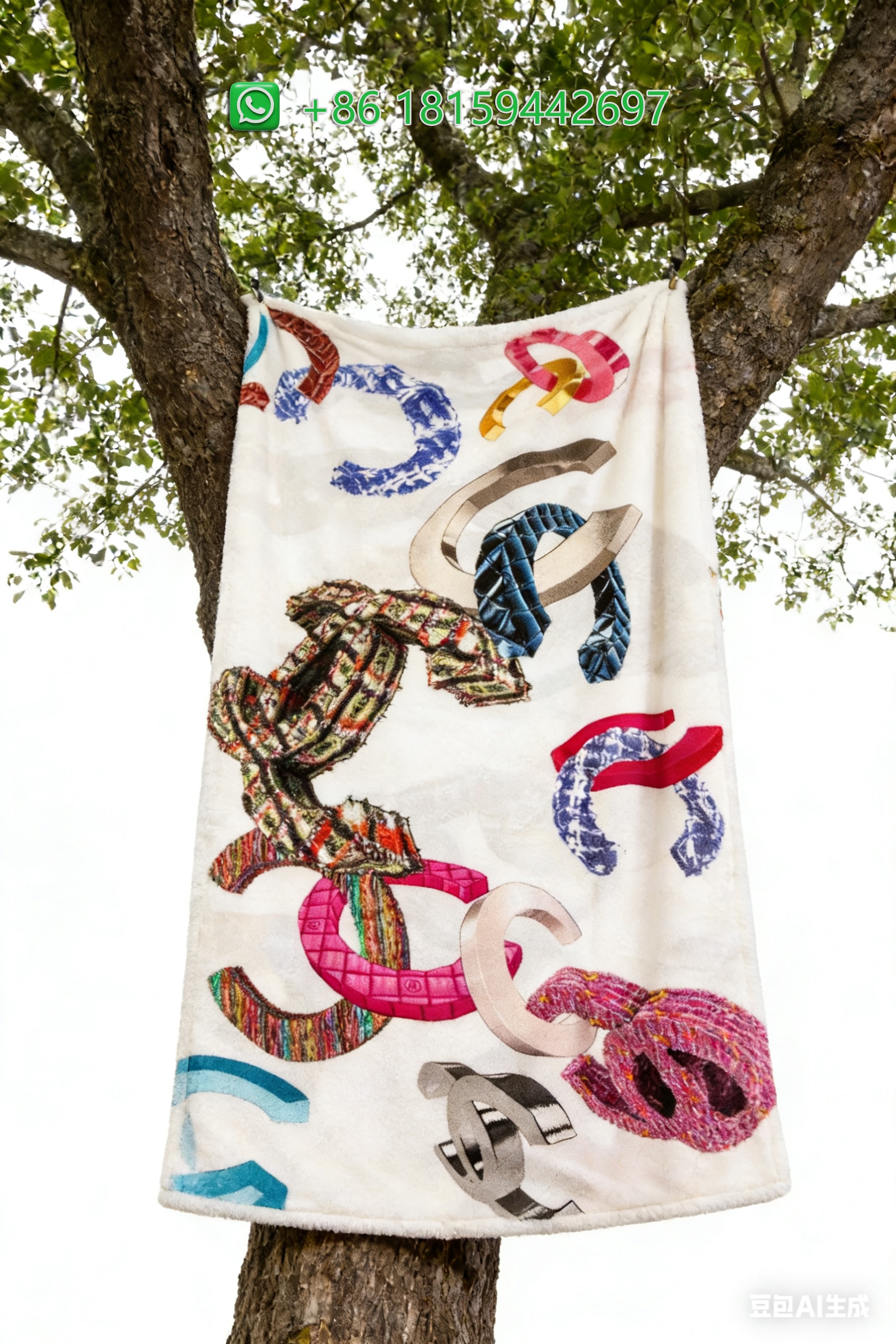 Chanel Throw Blankets